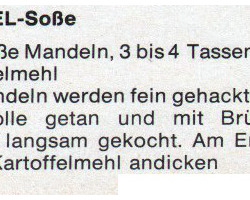 Mandel-Soße