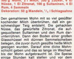 Polnische Mohnpilen