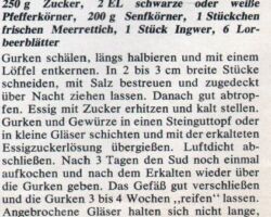 Senfgurken