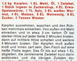 Süßsaurer Karfen aus dem fernen Osten