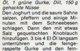 Tarator - Kalte Gurkensuppe