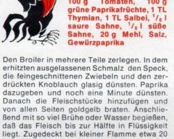 Ungarisches Paprikahuhn
